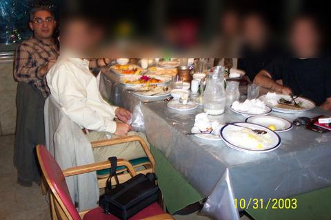 Eating Kabab